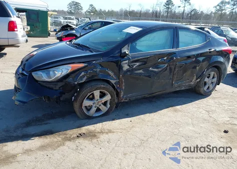 2013 Hyundai Elantra Gls из США, поврежденный, VIN KMHDH4AE3DU889771